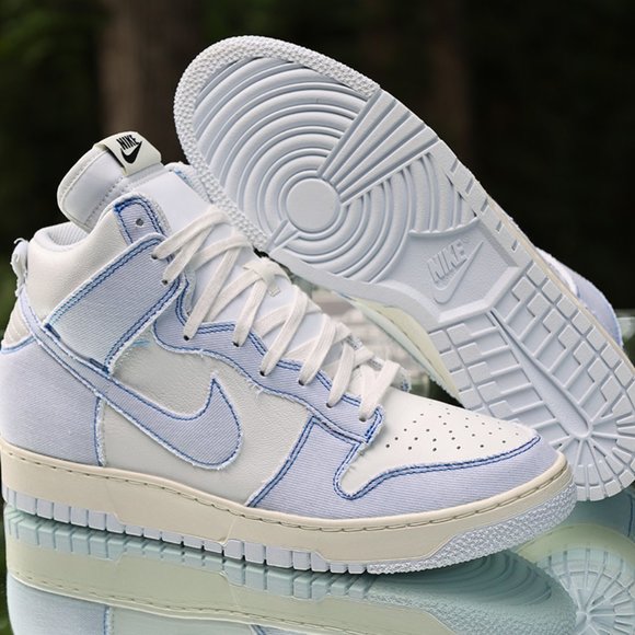 Nike Dunk High 1985 Blue Denim Men’s Size 10.5 - Picture 5 of 15